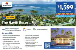ALDI The Naviti Resort, Fiji offer