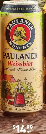 ALDI Paulaner Weissbier offer