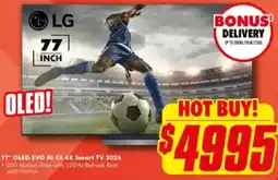 The Good Guys 77" OLED EVO AI C6 4K Smart TV 2026 offer
