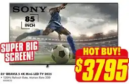 The Good Guys 85* BRAVIA 5 4K Mini-LED TV 2025 offer