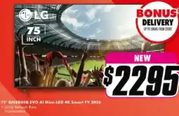 The Good Guys 75" QNED80B EVO AI Mini-LED 4K Smart TV 2026 offer
