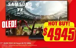The Good Guys 77" OLED 590H 4K Smart Al TV 2026 offer