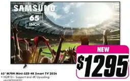 The Good Guys 65" M70H Mini-LED 4K Smart TV 2026 offer