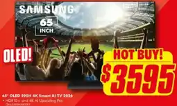 The Good Guys 65* OLED 590H 4K Smart Al TV 2026 offer