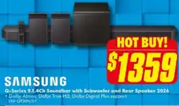 The Good Guys Q-Series 9.1.4Ch Soundbar with Subwoofer and Rear Speaker 2026 offer