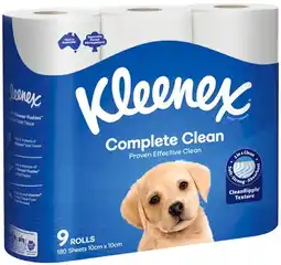 IGA Kleenex Complete Clean Toilet Tissue offer