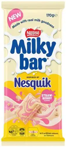 IGA Nestlé Milkybar Nesquik Strawberry Block offer