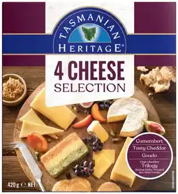 IGA Tasmanian Heritage 4 Cheese Selection offer