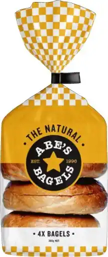 IGA Abe’s Bagels Selected Varieties offer