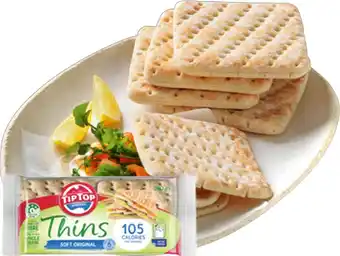 IGA Tip Top Thins Sandwich or Burger 204‑240g Selected Varieties offer