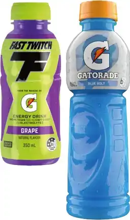 IGA Gatorade, G‑Active Electrolyte Water 600mL or Fast Twitch 350mL Selected Varieties offer