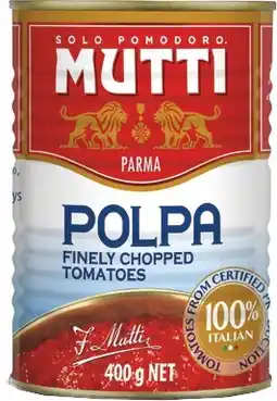 IGA Mutti Polpa Finely Chopped Tomatoes offer