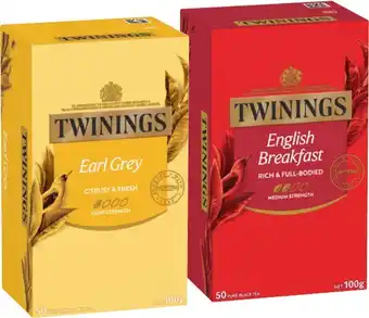 IGA Twinings Tea Bags 40‑50 Pack Selected Varieties offer