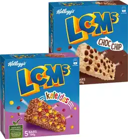 IGA Kellogg’s Nutri-Grain or LCMs Bars 5 Pack Selected Varieties offer