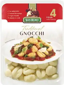 IGA San Remo Traditional Gnocchi offer