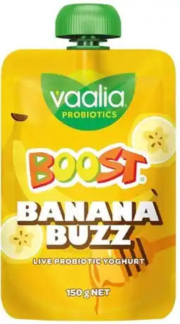 IGA Vaalia Boost Probiotic Yoghurt Selected Varieties offer