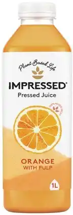 IGA Impressed Pressed Orange Juice Selected Varieties offer
