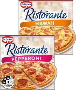 IGA Dr. Oetker Ristorante Pizza 310‑390g Selected Varieties offer