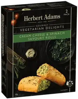 IGA Herbert Adams Gourmet Cream Cheese & Spinach Rolls offer