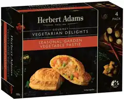 IGA Herbert Adams Gourmet Vegetable Pasties offer
