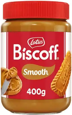 IGA Lotus Biscoff Spread Crunchy 380g or Smooth 400g offer