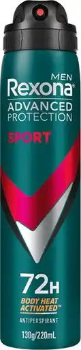 IGA Rexona Advanced Protection 72hr Antiperspirant Spray Selected Varieties offer