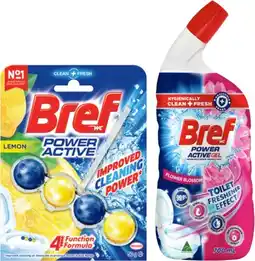 IGA Bref Rim Block Toilet Cleaner 42‑50g or Gel 600‑700mL Selected Varieties offer