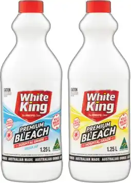 IGA White King Premium Bleach Selected Varieties offer