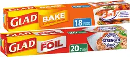 IGA Glad Aluminum Foil 20mx30cm or Bake & Cooking Paper 18mx30cm offer