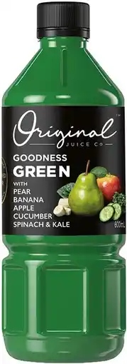 IGA Original Juice Co Goodness Green Juice offer