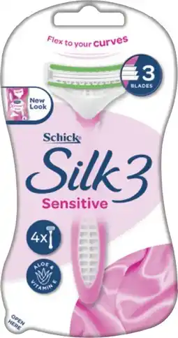 IGA Schick Silk 3 Sensitive Disposable Razors offer
