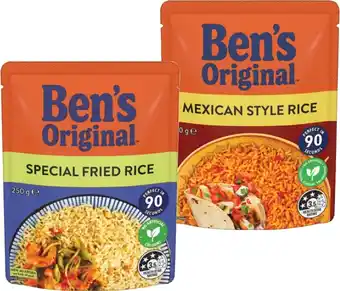 IGA Ben’s Original Flavoured Rice Selected Varieties offer