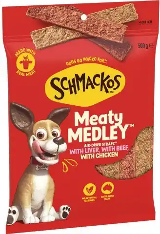 IGA Schmackos Strapz Dog Treats Selected Varieties offer