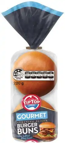IGA Tip Top Gourmet Burger Bun Selected Varieties offer