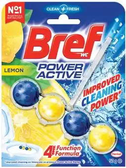 IGA Bref Power or Blue Active Toilet Cleaner Block 50g Selected Varieties offer