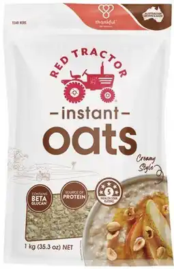 IGA Red Tractor Instant Oats or Rolled Oats 1kg offer