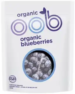 IGA Oob Organic Frozen Blueberries offer