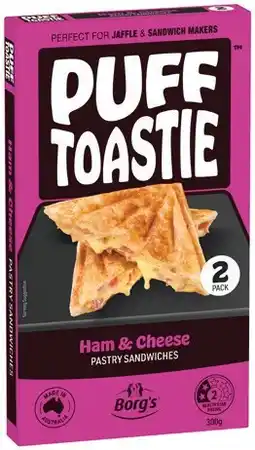 IGA Borg’s Puff Toastie Selected Varieties offer
