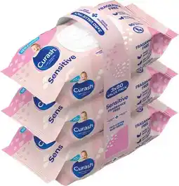 IGA Curash Fragrance Free Baby Wipes 3x80 Value Pack offer