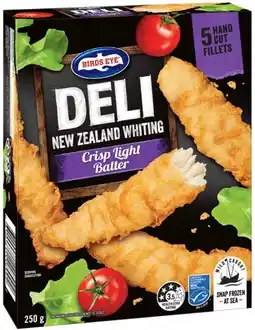 IGA Birds Eye Deli Fish Fillets Selected Varieties offer