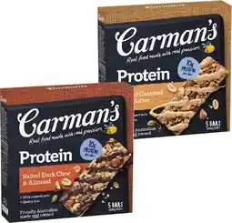 IGA Carman’s Protein Bars Selected Varieties offer