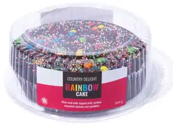 IGA Country Delight Rainbow Cake offer