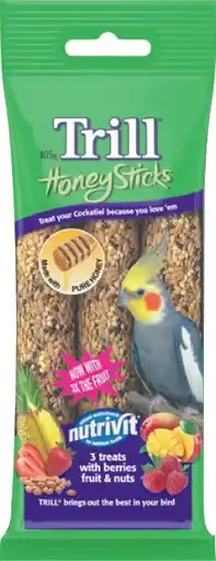 IGA Trill Honey Sticks Bird Treats Selected Varieties offer