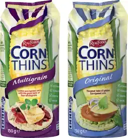 IGA Real Foods Corn Thins Selected Varieties offer
