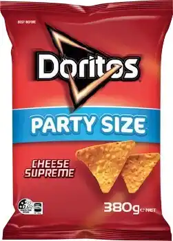 IGA Doritos Corn Chips or Smith’s Crinkle Cut Chips Party Size 380g Selected Varieties offer