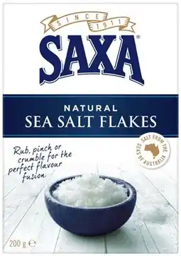 IGA Saxa Natural Sea Salt Flakes offer