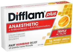 IGA Difflam Plus Sore Throat Relief Lozenges*** Selected Varieties offer