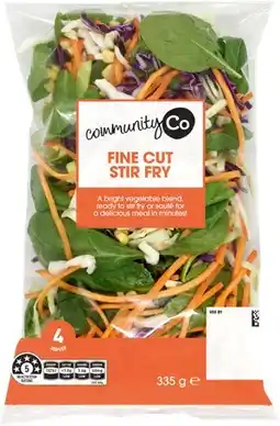IGA Community Co Fine Cut Stir Fry offer