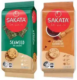 IGA Sakata Rice Crackers Selected Varieties offer