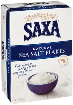 IGA Saxa Natural Salt Sea Flakes offer